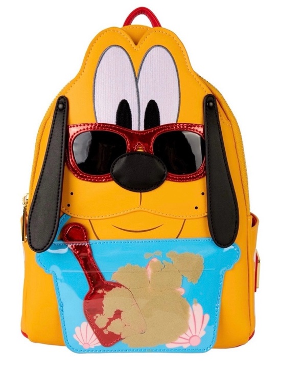 Loungefly Handbags - NWT Loungefly Disney Pluto Web Exclusive Summer Beach Cosplay Mini Backpack